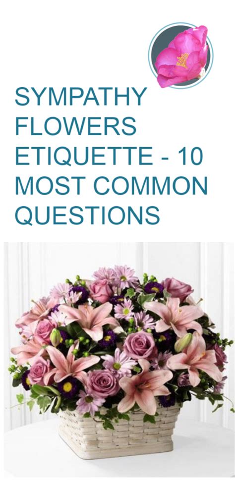Sympathy Flowers Etiquette 10 Common Questions Answered Sympathy Flowers Condolence Flowers