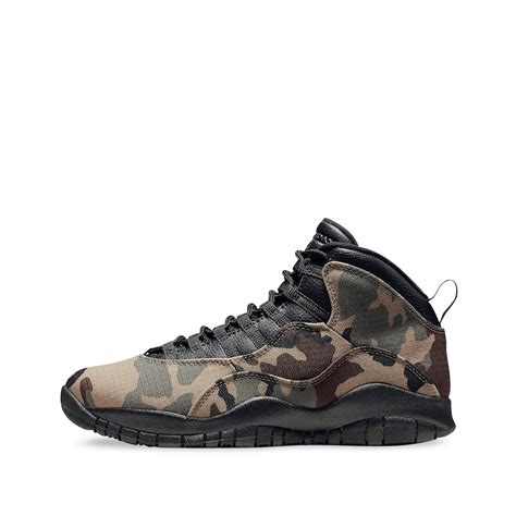 Nike Air Jordan 10 Retro Desert Camoblack Lt Choc Subtype