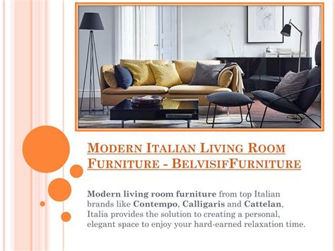 Ppt Modern Italian Living Room Furniture