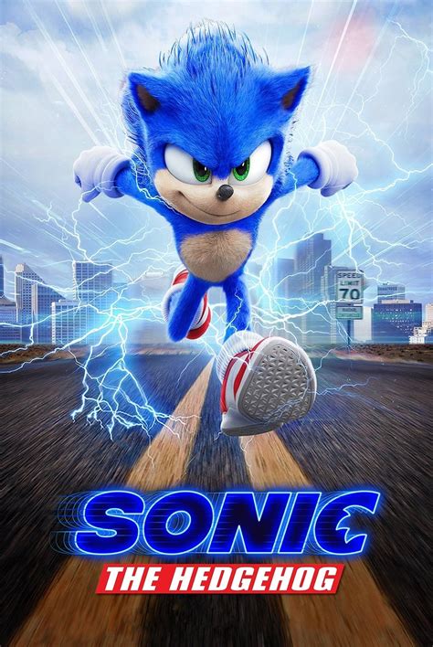 New Sonic Character Design Sonic The Hedgehog Movie Poster 2020 Hot