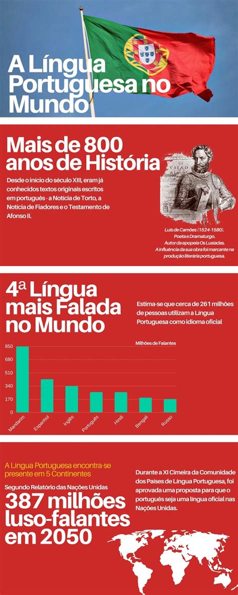 Infografia Sobre A Língua Portuguesa
