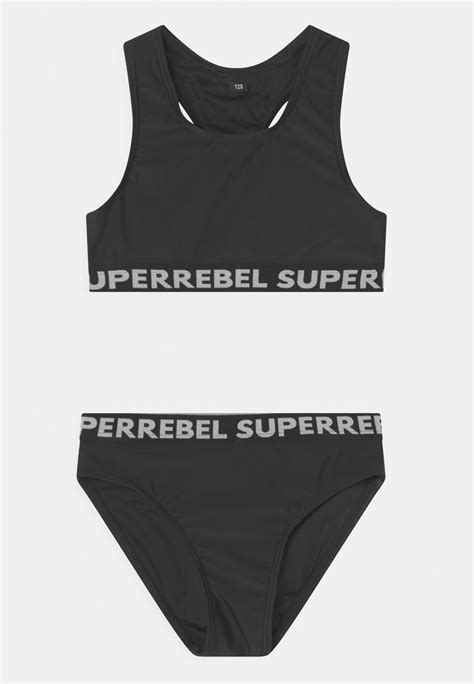Superrebel Carmel Set Bikini Black Zalandoie