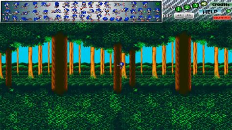 Sonic Scene Creator Online Utility Graphics And Sprite Game Tool From