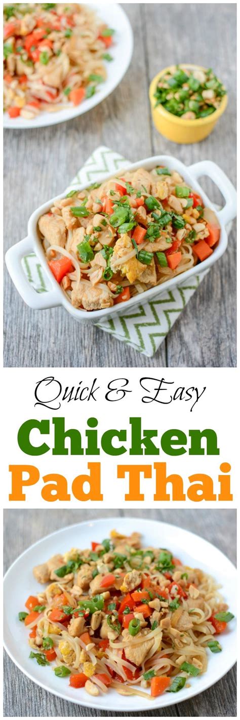 Trying to find the easy chicken pad thai recipe ? Easy Chicken Pad Thai