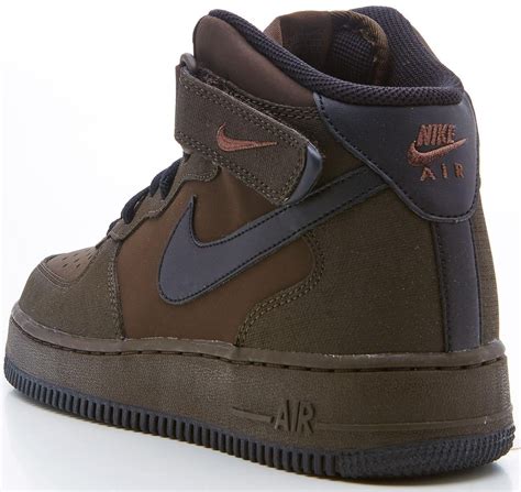 Nike Air Force 1 Mid legion brown trainers 315123 202 | eBay