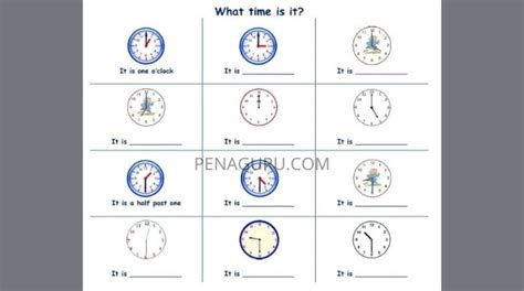 Materi Asking And Telling The Time In English