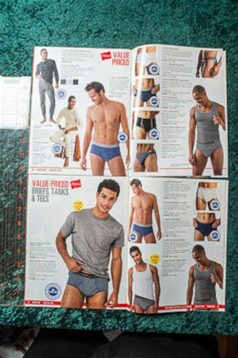 Hanes Men In Briefs Photos Mail Order Catalogs From The S Etsy