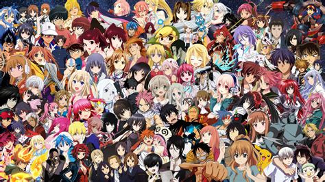 Anime Collage 1920x1080 Wallpapers Wallpaper Cave