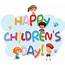 Happy Childrens Day Logo 589281 Vector Art At Vecteezy