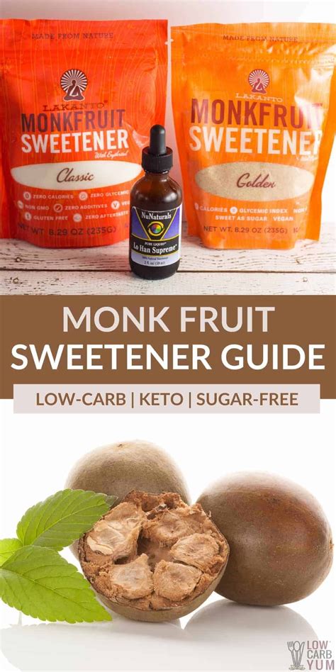 Recipes With Monk Fruit Sweetener Sweetener Recipe Fruit Recipes