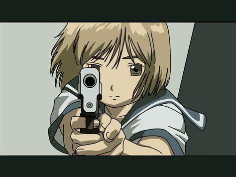 gun gunslinger girl henrietta weapon anime wallpapers