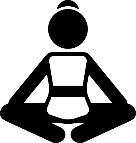 Meditation clipart lotus position, Meditation lotus position Transparent FREE for download on ...