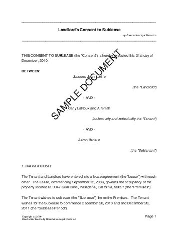 landlords consent  sublease united kingdom legal