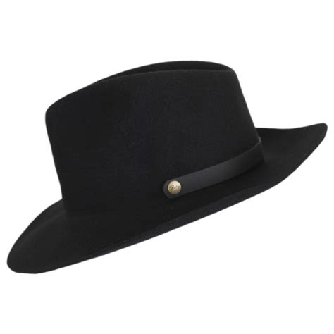 Bailey Ashmore Wool Litefelt Fedora Hat Crushable