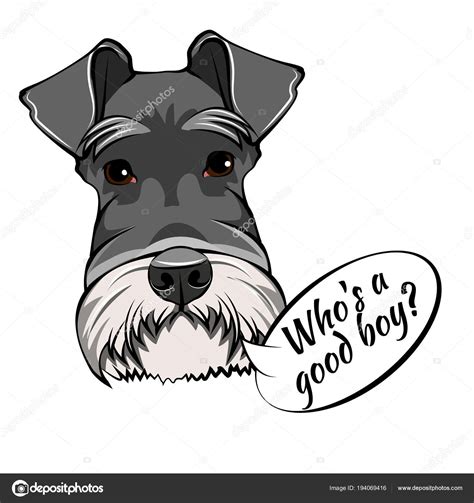 Ver más ideas sobre dibujo de perro, dibujos, dibujos de perros. Retrato de perro Schnauzer. Quien es un buen chico ...