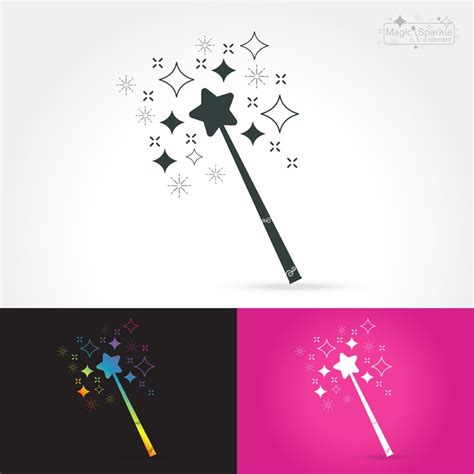 Magic Wand Logo Templates Creative Market