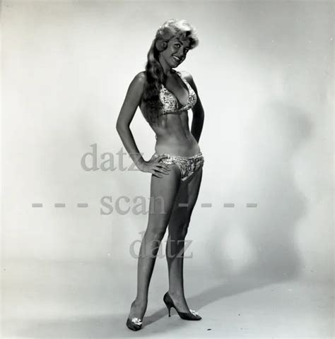 1950s ron vogel negative sexy blonde pinup girl jan reeves cheesecake