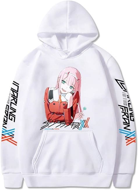 Zero Two Darling In The Franxx Hoodie Dames Heren Anime Pullover