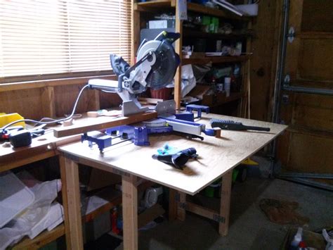 Make A Cheap Fold Down Workbench 4 Steps With Pictures Instructables