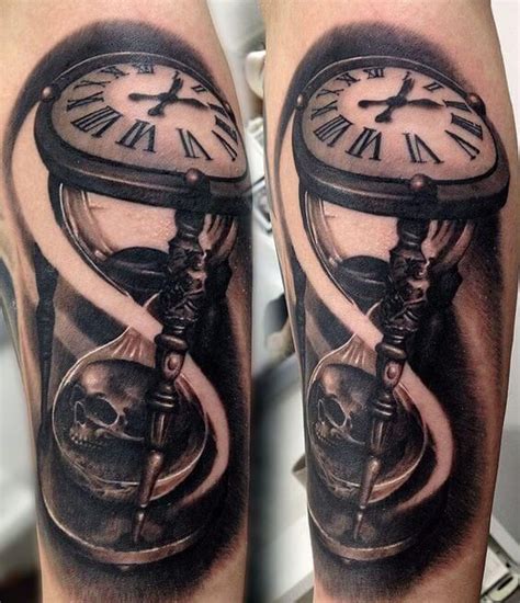 Clock Tattoos For Men Hourglass Tattoo Watch Tattoos Tattoos