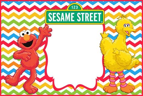 Sesame Street Elmo Birthday Invitation Template Elmo Invitations Sesame Street Birthday