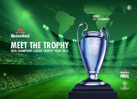 The current uefa champions league trophy stands 73.5cm tall and weighs 7.5kg. Heineken to Unveil the UEFA Champions League Trophy in ...