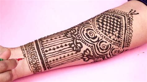 Most Beautiful Easy And Stylish Front Hand Mehndi Designs New Simple