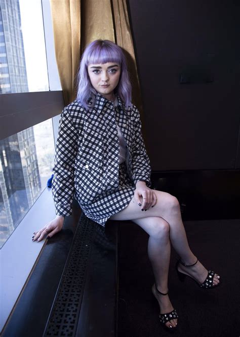 A Different Angle Displaying Those Marvellous Legs Maisie Williams