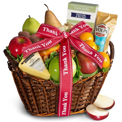 Golden State Fruit Deluxe Cheese Salami Andfresh Fruit T Basket