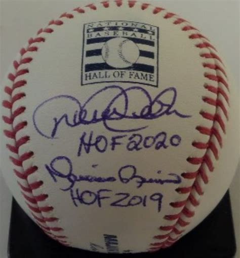 Coach S Corner Derek Jeter Mariano Rivera Dual Signed HOF Logo MLB