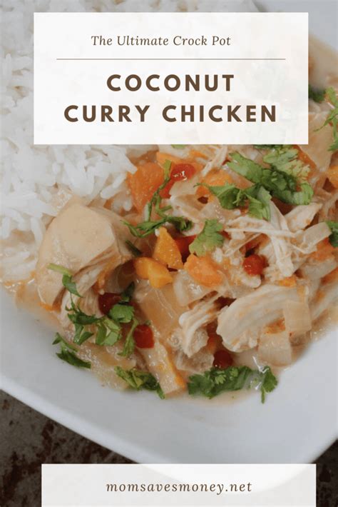 Thai Coconut Curry Chicken Slow Cooker Recipe Mom Saves Money