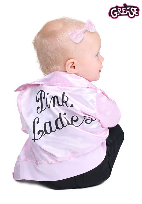 Start with the sides, then work on the top, and there you have it, greaser hair. Grease Pink Ladies Costume for Babies