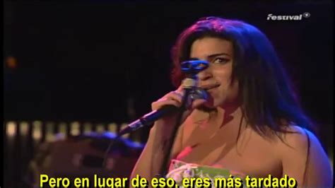 Amy Winehouse Stronger Than Me Subtítulos Español Inglés Lyrics Live