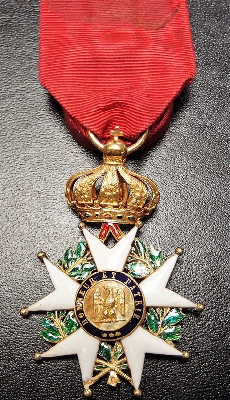 Sold French 2nd Empire Legion Of Honour Officer Medal 18 Karat Gold