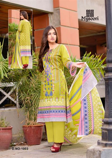 Mysoori Maira Hasan Lawn Cotton Pakistani Suits Wholesaler Diwan Fashion