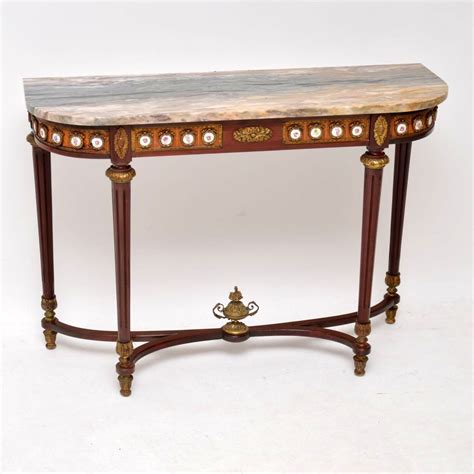 Antique French Marble Top Console Side Table Marylebone Antiques