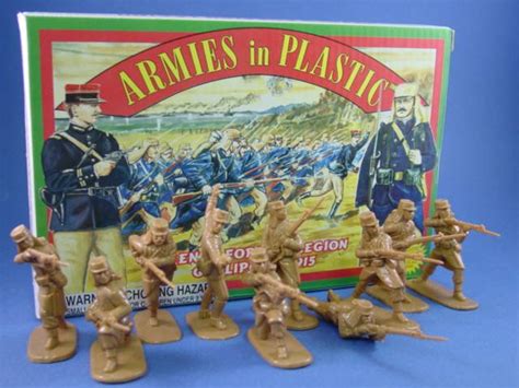 Armies In Plastic 54mm French Foreign Legion 20 Figures In Powder Blue