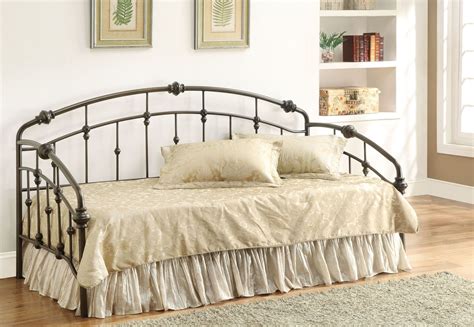 Dark Bronze Twin Metal Day Bed From Coaster Coleman Furniture