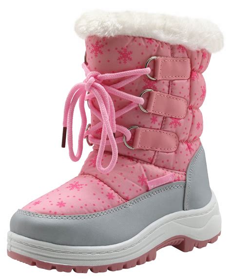 Girls Shoes Shoes And Bags Shoes Apakowa Girls Winter Snow Boots Kids