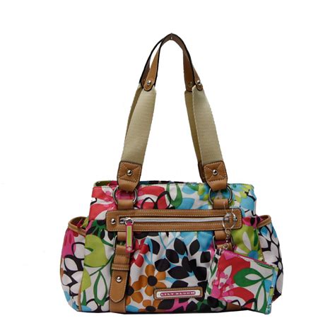 Lily Bloom Womens ‘la Isla Bonita Triple Section Satchel Handbag