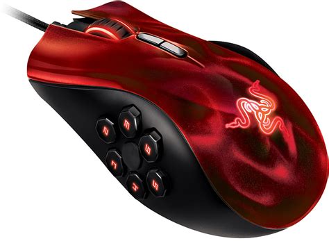 Razer Naga Hex Moba Pc Gaming Mouse Red Amazonca Computers And Tablets