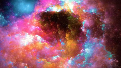 Colorful Nebula Digital Art 4k Nebula Wallpapers Hd Wallpapers