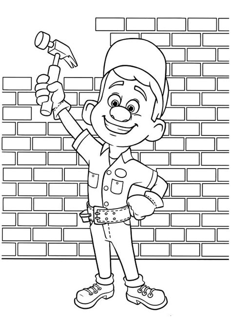 Maybe you would like to learn more about one of these? Wreck-It Ralph coloring pages to download and print for free