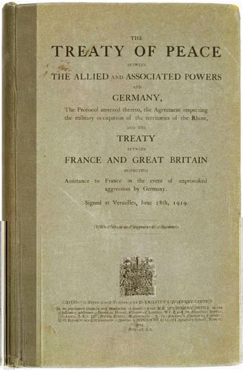 อารยธรรมโลก สนธิสัญญาแวร์ซายส์ The Treaty Of Versailles