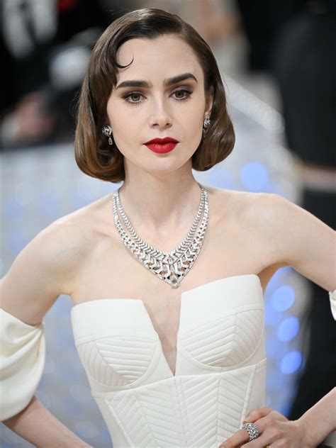 Lily Collins Secretly Channelled Karl Lagerfeld S Favourite S Model