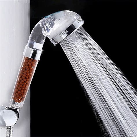 High Pressure Water Saving Shower Head Ionic Handheld Filtration Hand