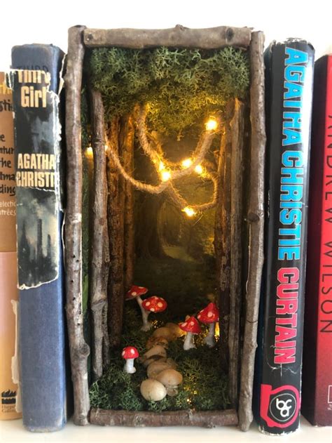 Fairy Fantasy Book Nook Bookshelf Art Book Nooks Fun Diy Crafts