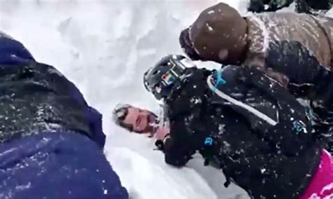 Video Shows Rescue Of Snowboarder Buried In Tahoe Area Avalanche For