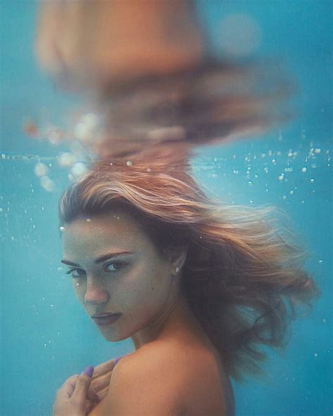Underwater Photography Pool Underwater Model Bathtub Photography