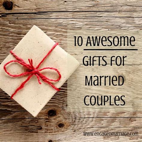 Ideal for smug marrieds, the determinedly unmarried, and all those friends whose relationship is defined perhaps they are celebrating their first christmas as a married couple. 10 Awesome Gifts for Married Couples - Engaged Marriage
